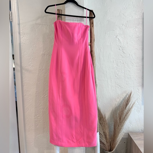 A.L.C. Elizabeth Dress in Grapefruit Pink Size 2 - Picture 5 of 9